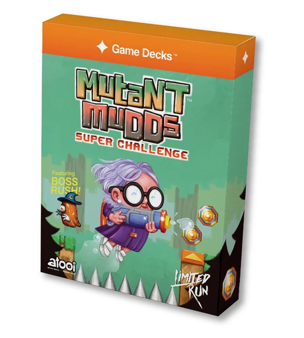Cover image of Mutant Mudds Super Challenge board game
