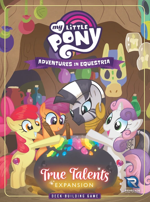 Cover image of My Little Pony: Adventures in Equestria Deck-Building Game – True Talents Expansion board game