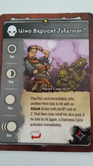 Cover image of Myth: 'Who Brought Jokerman?' Promo board game