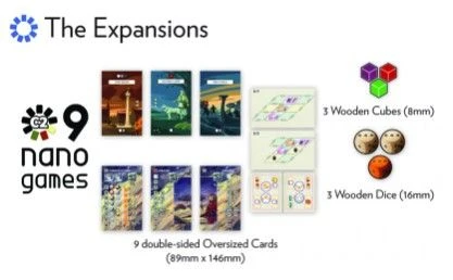 Cover image of Nano9games Wave 2: Pack of Expansions board game