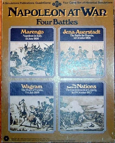Cover image of Napoleon at War: Four Battles board game