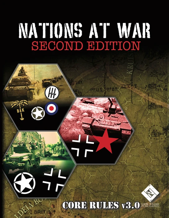 Cover image of Nations At War: Core Rules board game