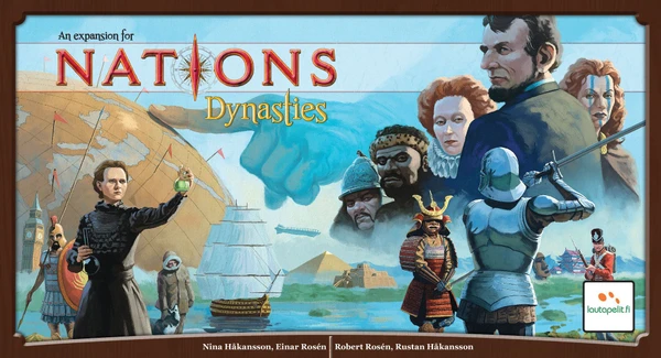 Cover image of Nations: Dynasties board game