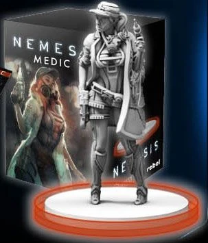 Cover image of Nemesis: Medic Character Expansion board game