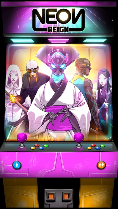 Cover image of Neon Reign board game