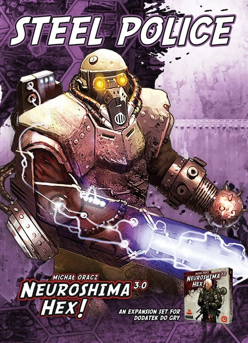 Cover image of Neuroshima Hex! 3.0: Steel Police board game