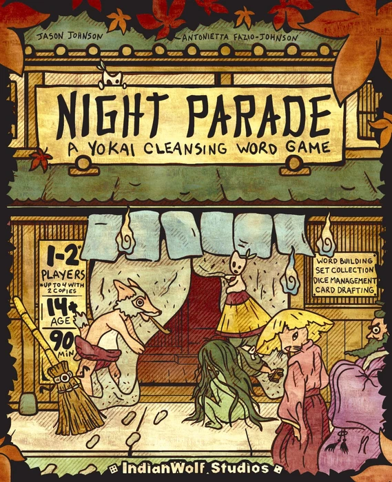 Cover image of Night Parade: A Yokai Cleansing Word Game board game