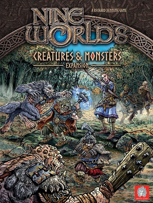 Cover image of Nine Worlds: Creatures and Monsters board game
