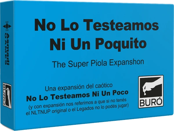 Cover image of No Lo Testeamos Ni Un Poquito board game
