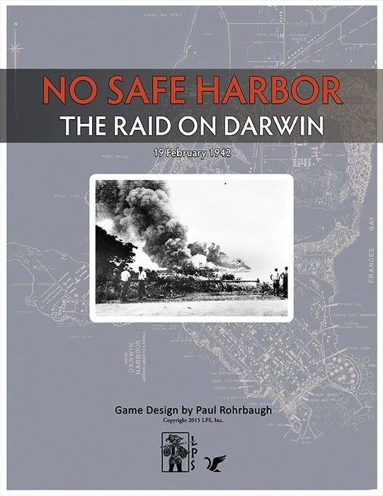 Cover image of No Safe Harbor: The Raid on Darwin board game