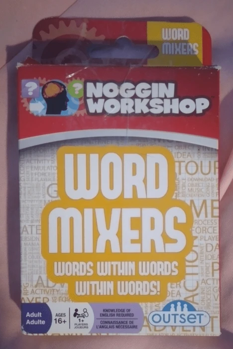 Cover image of Noggin Workshop Word Mixers board game
