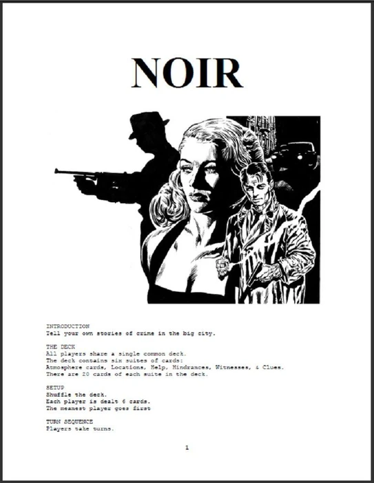 Cover image of Noir board game