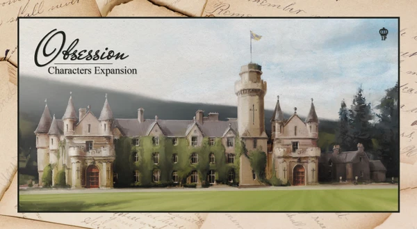 Cover image of Obsession: Characters Expansion board game