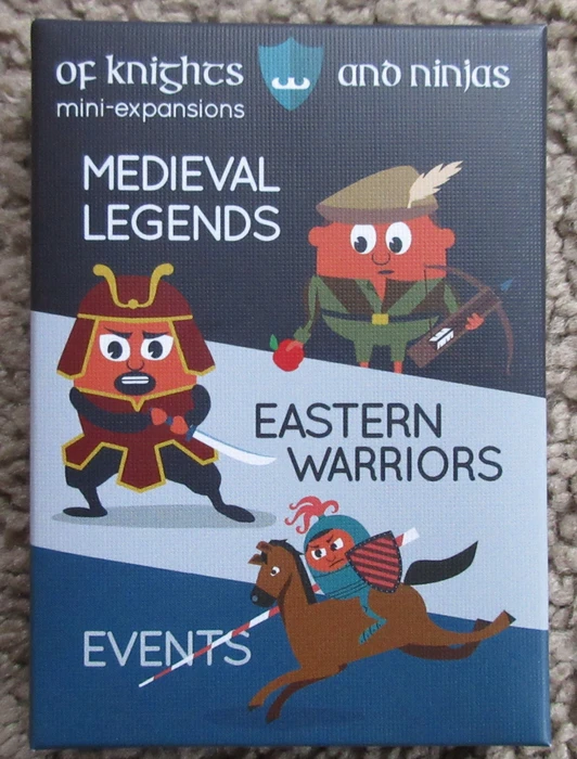 Cover image of Of Knights and Ninjas: Medieval Legends board game