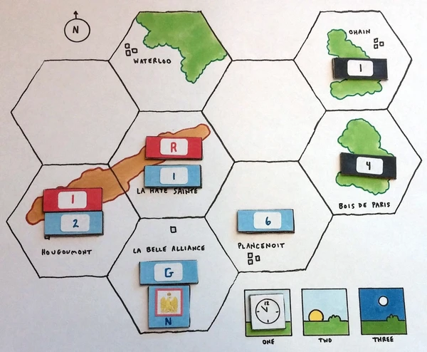 Cover image of One-Minute Waterloo board game