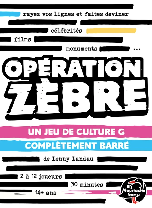 Cover image of Opération Zèbre board game