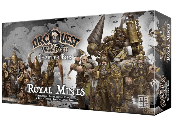 Cover image of OrcQuest WarPath: Chapter Box – Royal Mines board game