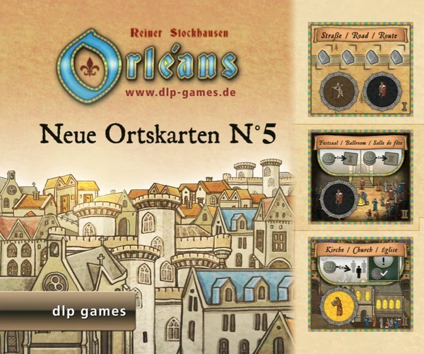 Cover image of Orléans: Neue Ortskarten N°5 board game
