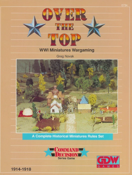 Cover image of Over the Top: Command Decision Series Game board game