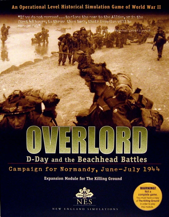Cover image of Overlord: D-Day and the Beachhead Battles board game