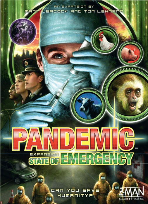 Cover image of Pandemic: State of Emergency board game