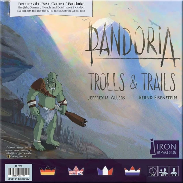 Cover image of Pandoria: Trolls & Trails board game