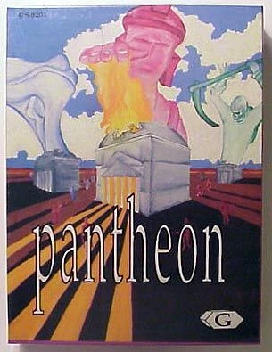 Cover image of Pantheon: The War of the Gods board game