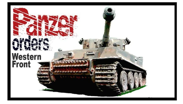 Cover image of Panzer Orders Western Front board game