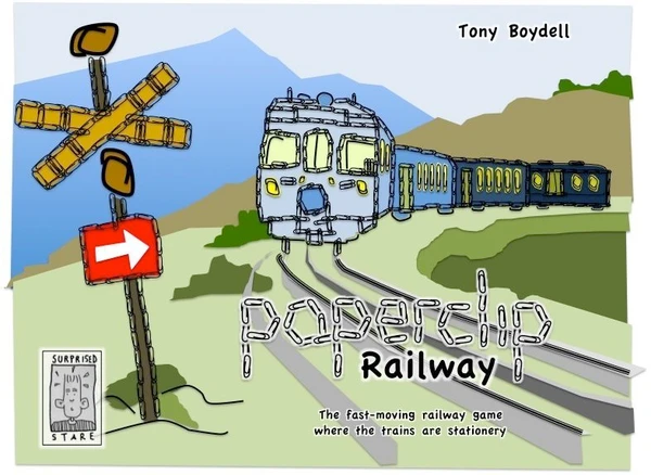 Cover image of Paperclip Railways board game