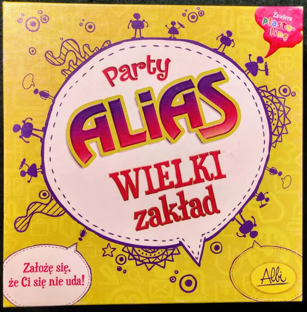 Cover image of Party Alias: Wielki Zakład board game