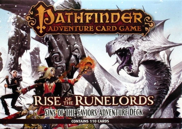 Cover image of Pathfinder Adventure Card Game: Rise of the Runelords – Adventure Deck 5: Sins of the Saviors board game