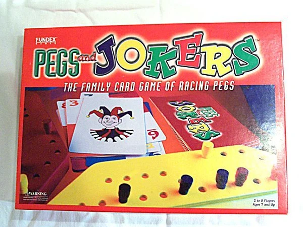 Cover image of Pegs and Jokers board game