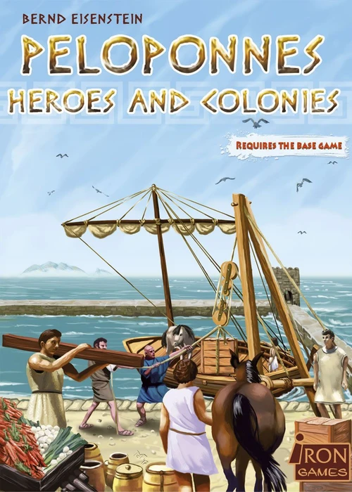 Cover image of Peloponnes: Heroes and Colonies board game
