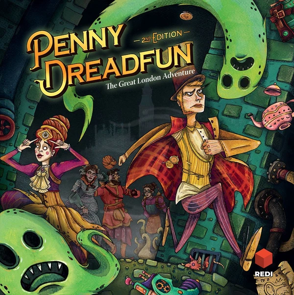 Cover image of Penny Dreadfun Second Edition: The Great London Adventure board game
