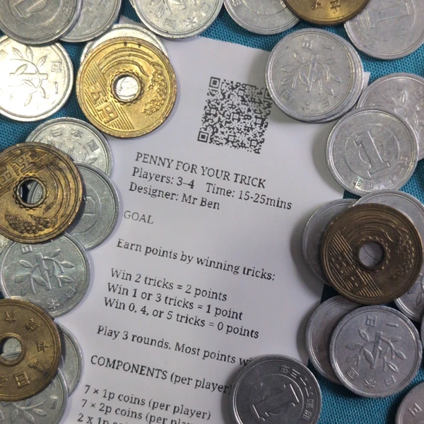 Cover image of Penny for your Trick board game