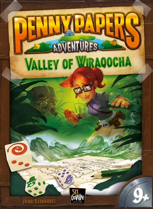Cover image of Penny Papers Adventures: The Valley of Wiraqocha board game
