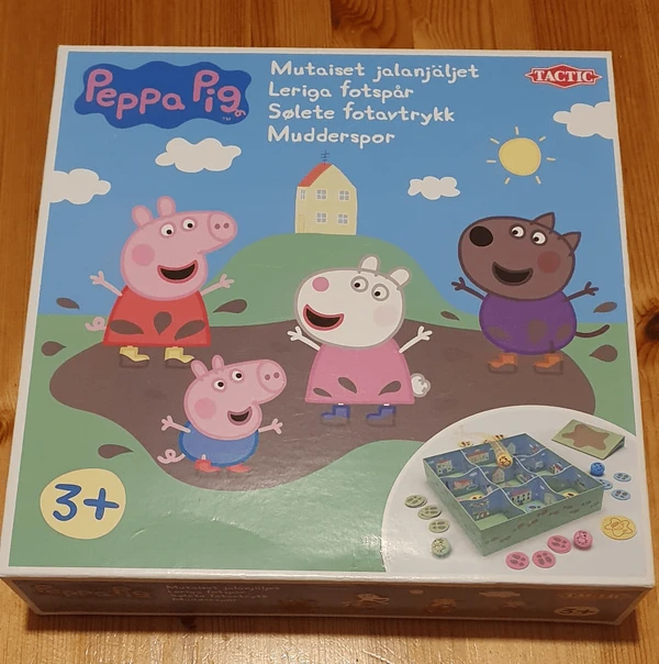 Cover image of Peppa Pig: Muddy Footprints board game