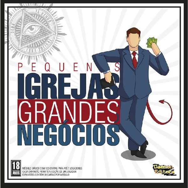 Cover image of Pequenas Igrejas, Grandes Negócios: Picaretas e Esquisotéricos board game