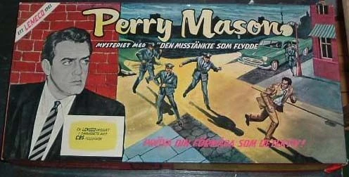 Cover image of Perry Mason Game: Case of the Missing Suspect board game