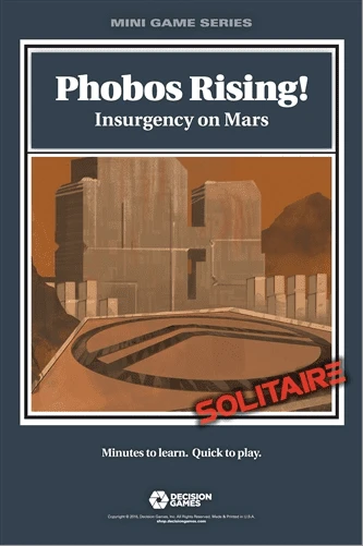 Cover image of Phobos Rising! Insurgency on Mars board game
