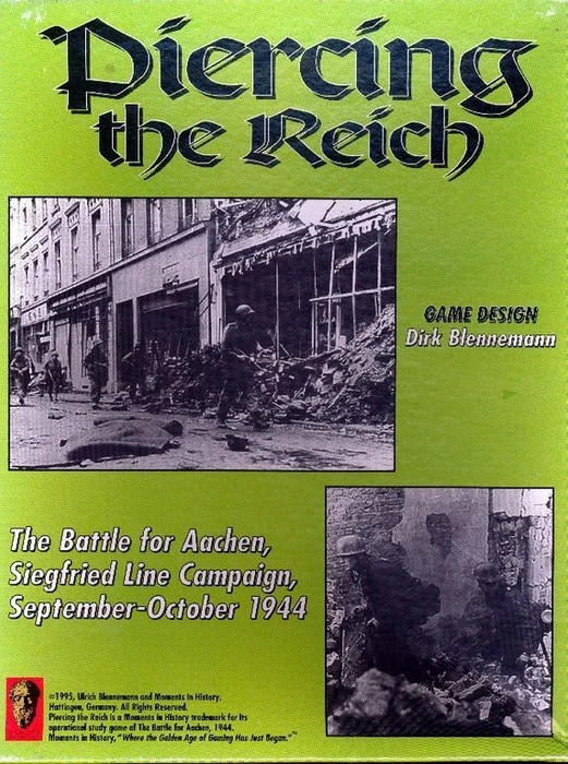 Cover image of Piercing the Reich: The Battle for Aachen, Siegfried Line Campaign, Sep-Oct 1944 board game