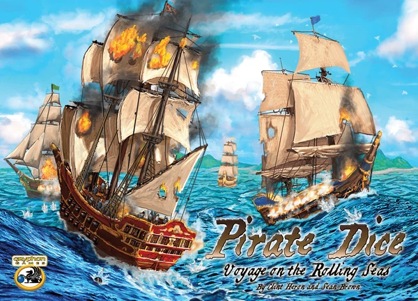 Cover image of Pirate Dice: Voyage on the Rolling Seas board game