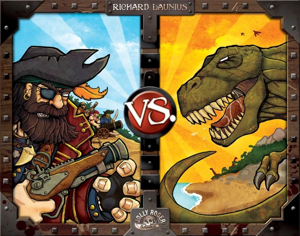 Cover image of Pirates vs. Dinosaurs board game