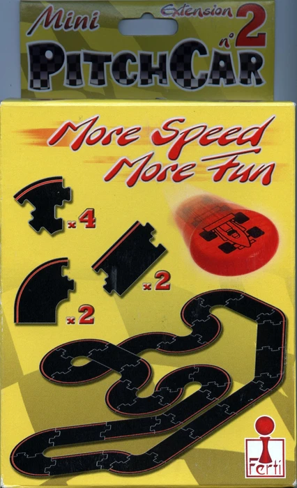 Cover image of PitchCar Mini: Extension 2 – More Speed More Fun board game