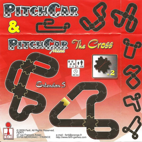 Cover image of PitchCar Mini: Extension 5 – The Cross board game