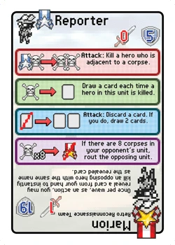 Cover image of Pixel Tactics: Reporter / Marion board game