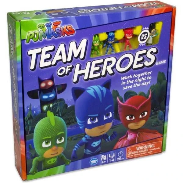 Cover image of PJ Masks: Team of Heroes board game
