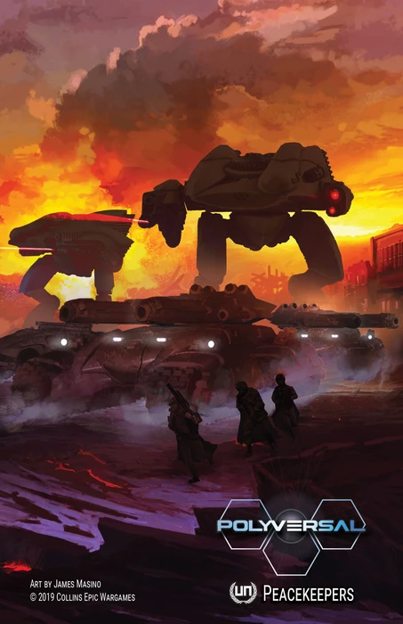 Cover image of Polyversal: UN Peacekeepers Expansion board game