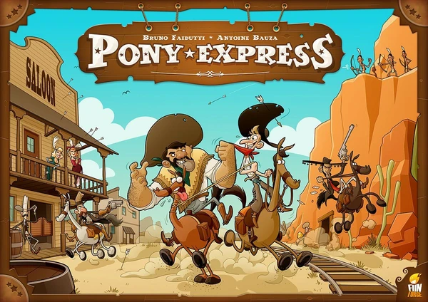 Cover image of Pony Express board game