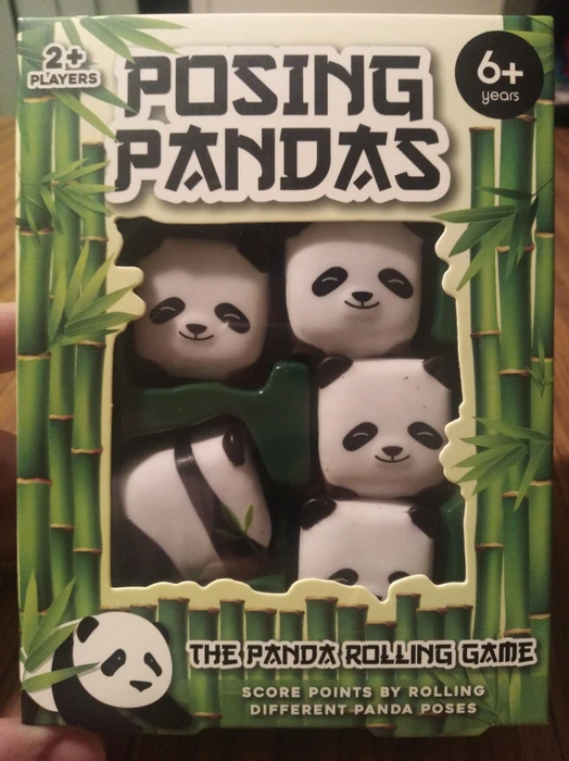 Cover image of Posing Pandas board game